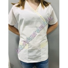 Orvosi-Nővérke tunika - fehér-vanília Orvosi-Nővérke tunika - fehér-vanília