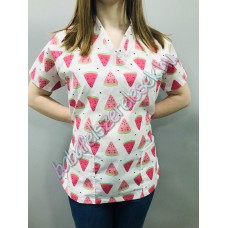 Orvosi-Nővérke tunika - görögdinnyés