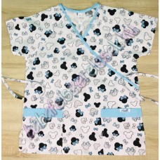 Orvosi-Nővérke tunika - türkiz mickey fejes Orvosi-Nővérke tunika - türkiz mickey fejes