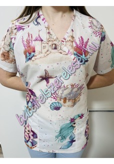 Orvosi-Nővérke tunika - XS lila sellős Orvosi-Nővérke tunika - XS lila sellős