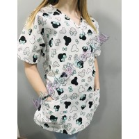 Orvosi-Nővérke tunika - menta minnie fejes Orvosi-Nővérke tunika - menta minnie fejes