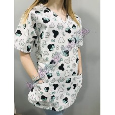 Orvosi-Nővérke tunika - menta minnie fejes