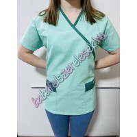 Orvosi-Nővérke tunika - menta - türkiz zöld Orvosi-Nővérke tunika - menta - türkiz zöld