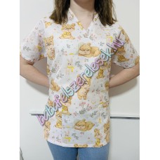 Orvosi-Nővérke tunika - nyuszis-alvó macikás