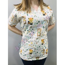 Orvosi-Nővérke tunika - róka-nyuszis Orvosi-Nővérke tunika - róka-nyuszis