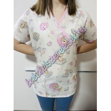 Orvosi-Nővérke tunika - XS rózsaszín alvó koalás