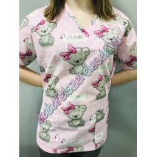 Orvosi-Nővérke tunika - rózsaszín girl