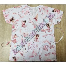 Orvosi-Nővérke tunika - rózsaszín tavasztündéres