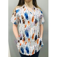 Orvosi-Nővérke tunika - sárga színes tollas