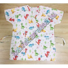 Orvosi-Nővérke tunika - sárga-zöld színes dínós Orvosi-Nővérke tunika - sárga-zöld színes dínós