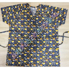 Orvosi-Nővérke tunika - sötétszürke rókás Orvosi-Nővérke tunika - sötétszürke rókás