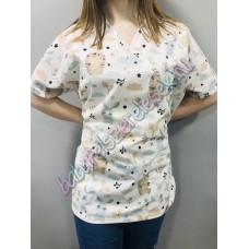 Orvosi-Nővérke tunika - sünis-nyuszis