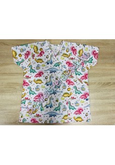 Orvosi-Nővérke tunika - színes dínós