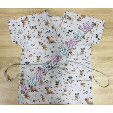 Orvosi-Nővérke tunika - szürke kutyás