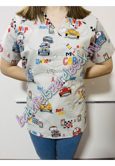 Orvosi-Nővérke tunika - versenyautós Orvosi-Nővérke tunika - versenyautós