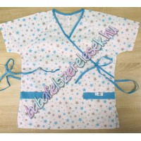 Orvosi-Nővérke tunika - S-es türkiz-szürke csillagos Orvosi-Nővérke tunika - S-es türkiz-szürke csillagos