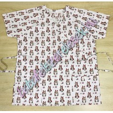 Orvosi-Nővérke tunika - virágos-katicás Orvosi-Nővérke tunika - virágos-katicás