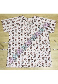 Orvosi-Nővérke tunika - virágos-katicás L méret Orvosi-Nővérke tunika - virágos-katicás L méret