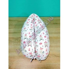 Szoptatós párna - fehér balerina nyuszis