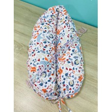 Szoptatós párna - fehér erdei állatos Szoptatós párna - fehér erdei állatos