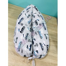 Szoptatós párna - szürke kocsis nyuszis Szoptatós párna - szürke kocsis nyuszis