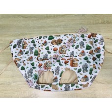 Őszi erdei állatos bevásárlókocsi huzat