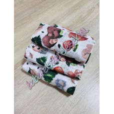 Prémium textil pelenka - őszi erdei állatos