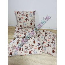 Ovis szett - bézs-barna nyuszis