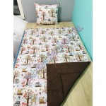 Ovis szett - Bézs erdei állatos Ovis szett - Bézs erdei állatos