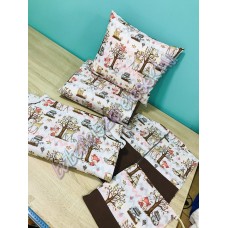 Ovis szett - Bézs erdei állatos Ovis szett - Bézs erdei állatos