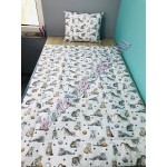 Ovis szett - fehér alapon cicás