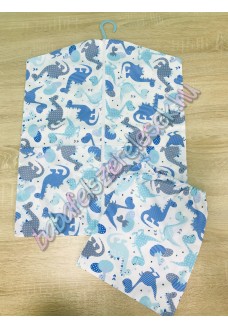 Kék dínós ovizsák, tornazsák Kék dínós ovizsák, tornazsák