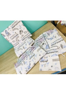 Ovis szett - kék vonatos