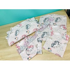 Ovis szett - szürke-rózsaszín unikornisos