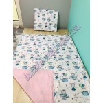 Ovis szett - pasztell rózsaszín-kék egérkés Ovis szett - pasztell rózsaszín-kék egérkés