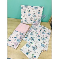 Ovis szett - pasztell rózsaszín-kék egérkés Ovis szett - pasztell rózsaszín-kék egérkés