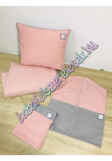 Ovis szett - Púder rózsaszín-szürke