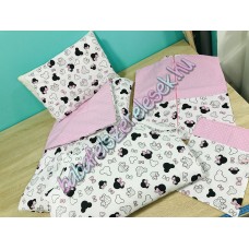 Ovis szett - Rózsaszín minnie fejes