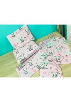 Ovis szett - rózsaszín panda macis Ovis szett - rózsaszín panda macis