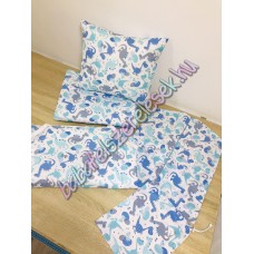 Ovis szett - Türkizkék dínós