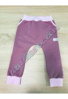 Melegítő nadrág - padlizsán-világos rózsaszín Melegítő nadrág - padlizsán-világos rózsaszín