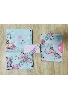 Pelenkázó neszeszer - menta unikornisos Pelenkázó neszeszer - menta unikornisos