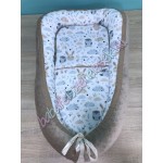 Babaágynemű szett - baglyos-nyuszis