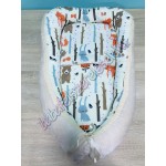 Babaágynemű szett - bézs erdős