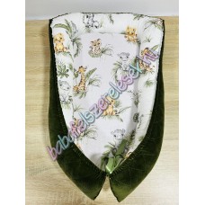 Prémium babafészek - Szafaris + pihe-puha bársony velvet Prémium babafészek - Szafaris + pihe-puha bársony velvet