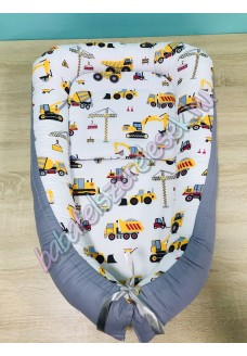 Babafészek - fehér munkagépes Babafészek - fehér munkagépes