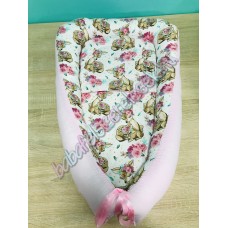 Babafészek - rózsaszín bambis Babafészek - rózsaszín bambis