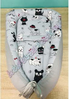 Babafészek - szürke kutyás