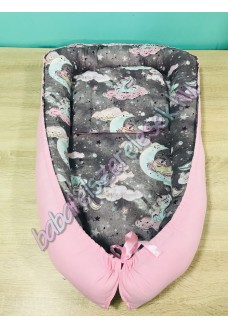 Babafészek - szürke unikornisos