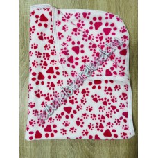 70X90 Pink mancsos - pihe-puha pléd